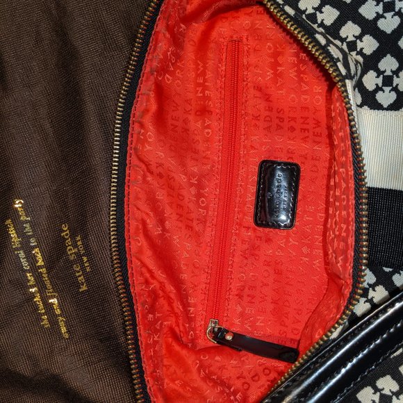 Kate Spade Purse Black and White - Picture 6 of 7